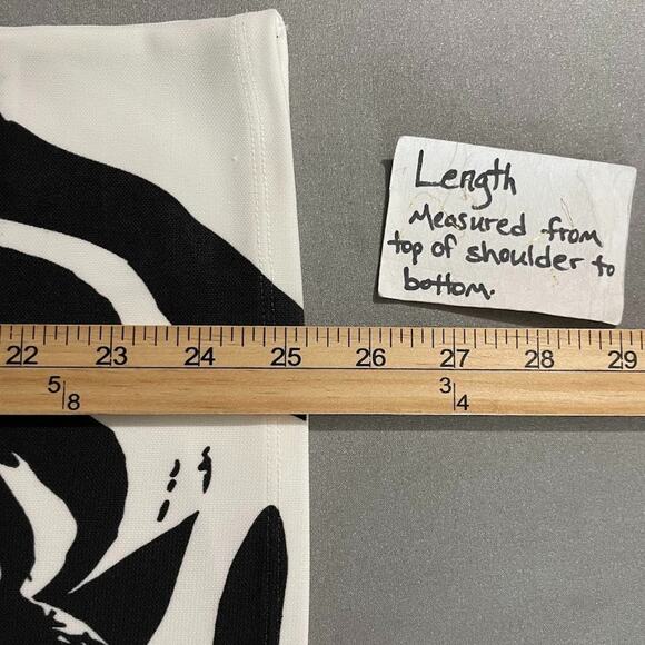 Express Zebra Shirt Size Small Stretch Knit Tee Top Avant Garde Safari Chic - Picture 8 of 8